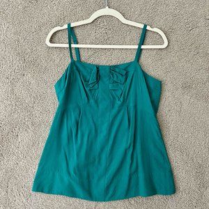 Marc by Marc Jacobs Blue-Green Striped Blouse w/ Bow Size 4